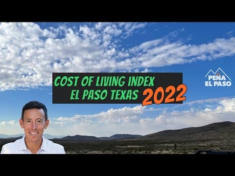 What's the Cost of Living in El Paso Texas [2022]