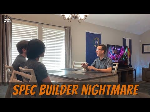 The Problem with SOME Spec Builders in El Paso Texas | 2022