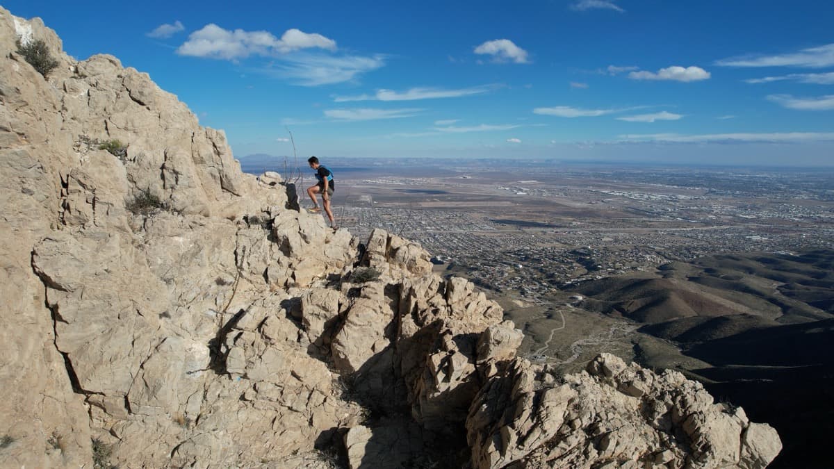 Las montañas Franklin sobre El Paso