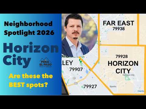 Horizon City TX Real Estate Spotlight 2026 | Best Neighborhoods, Price Points & Homes for Sale